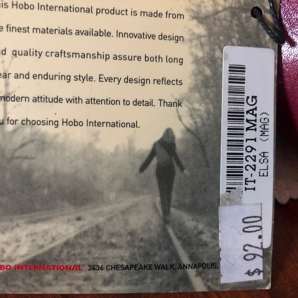 HOBO PURSE! Chic magenta pink tone. Adorable! Detachable silver-tone str… - Picture 8 of 9